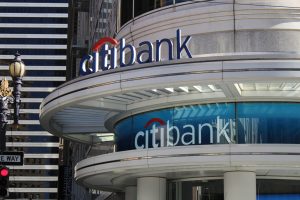 Citibank Channel Letter Roof Sign